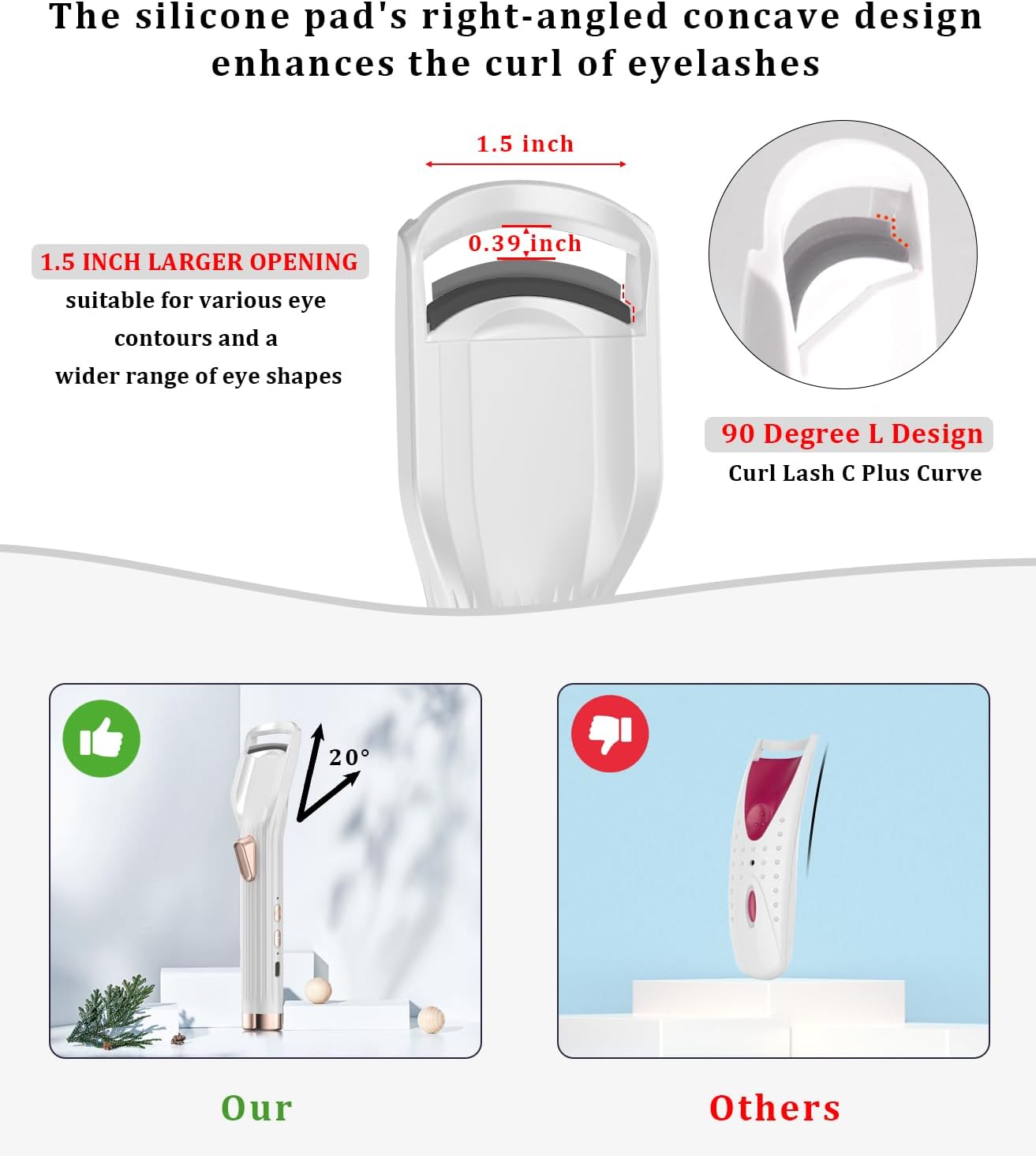 Quivy Premium Heated Eyelash Curler