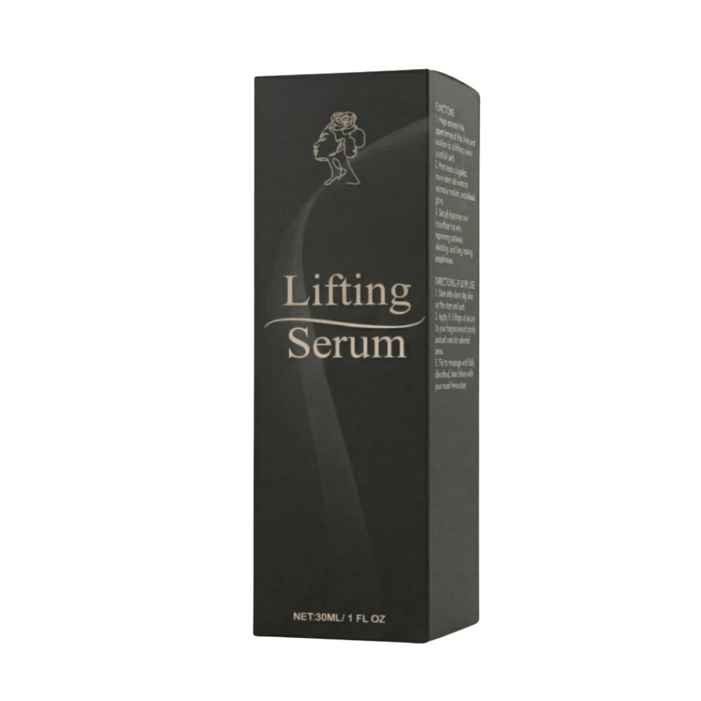 Lifting Oil packaging featuring Lifting Serum, designed for firmer, revitalized skin and improved facial contours.
