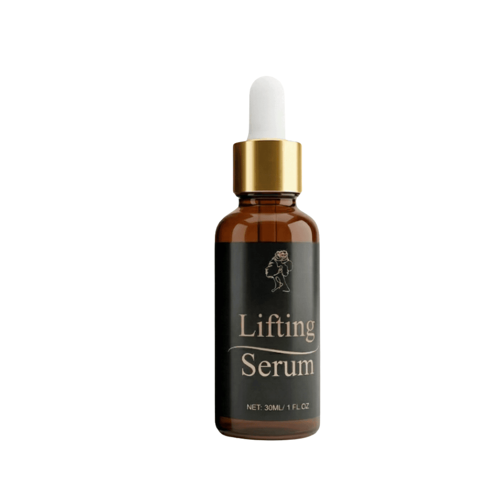 Lifting Oil in a glass bottle with dropper, designed for firmer, revitalized skin.