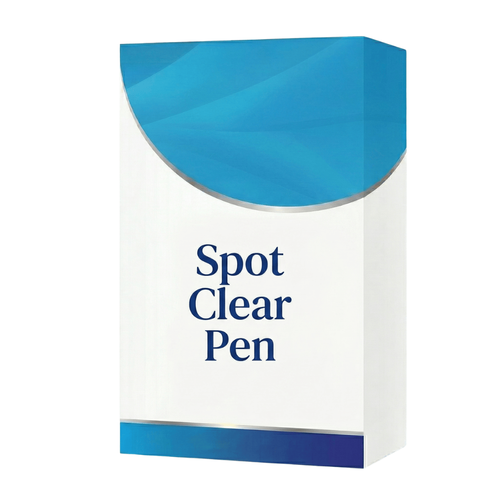 Spot Clear Pen packaging designed for targeted skincare to enhance visible clarity and skin tone.