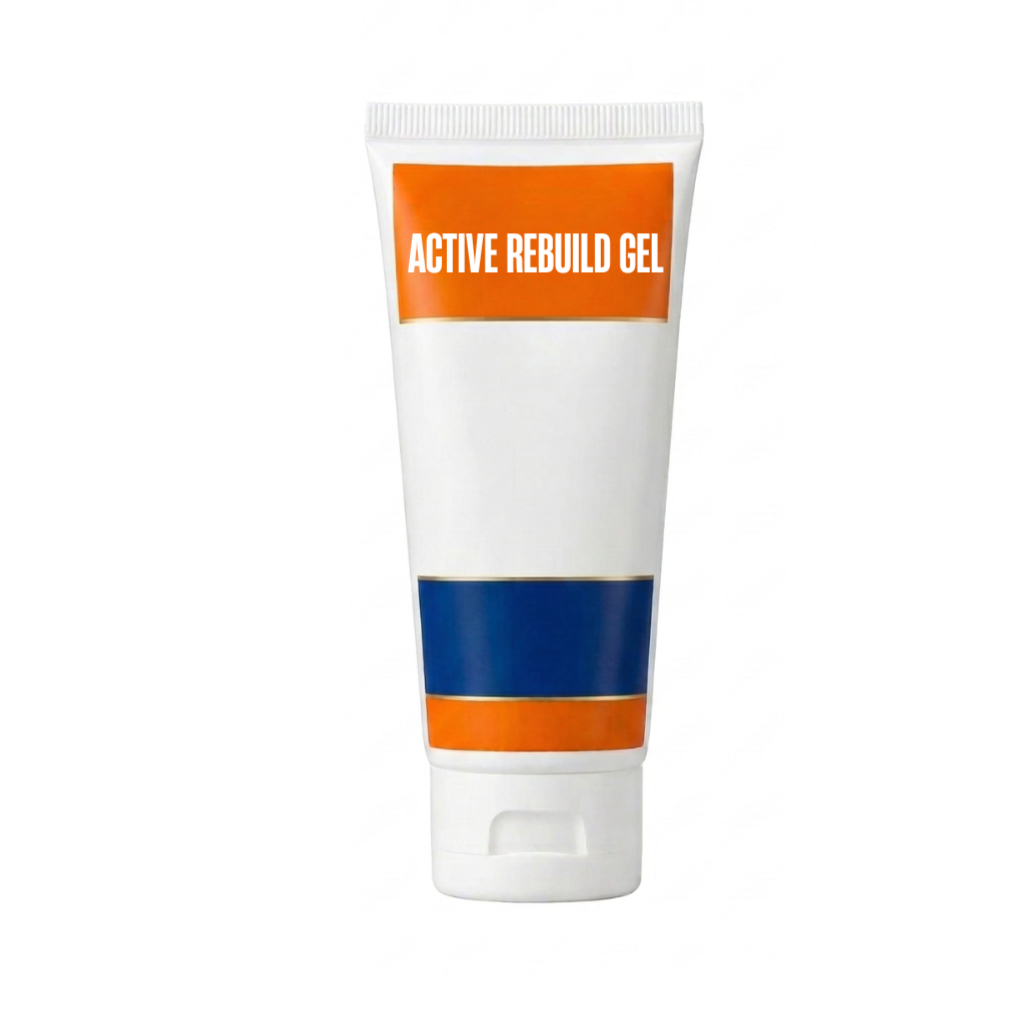 Active Rebuild Gel tube for improving skin texture and overall appearance, lightweight and easy to absorb.