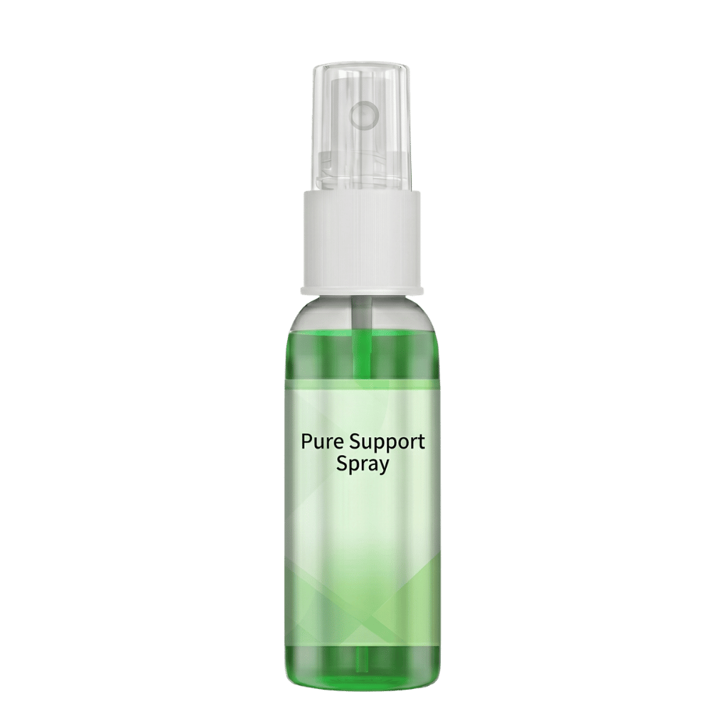 Pure Support Spray bottle for lightweight hydration and smooth-looking skin care.