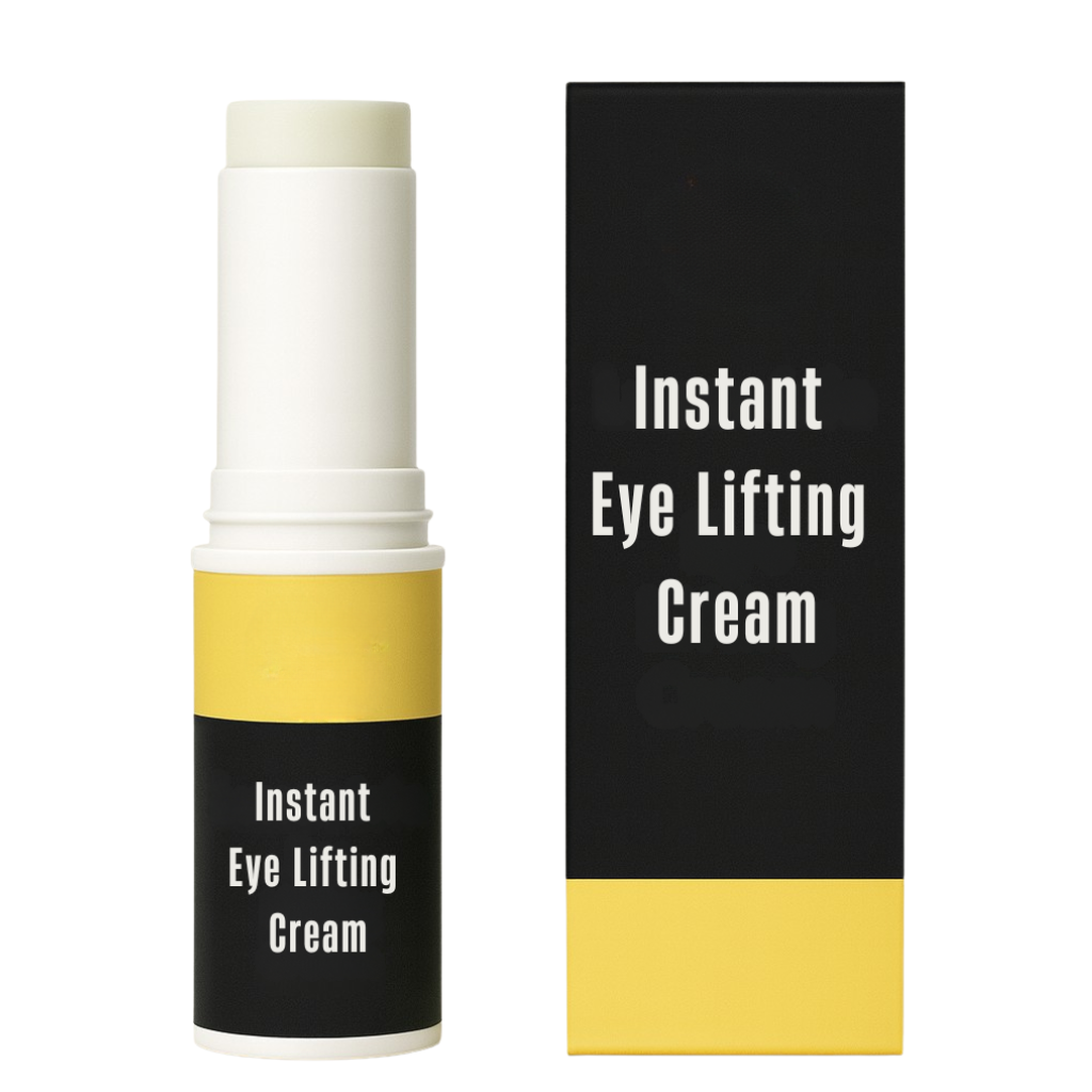 Instant Eye Lifting Cream packaging and stick for smooth, polished skin.