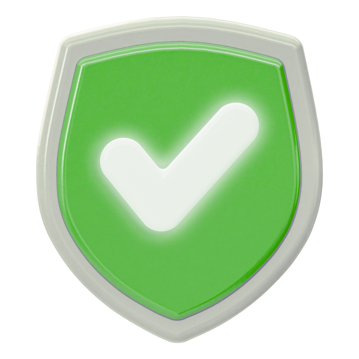 Discreet Packaging approval icon with green shield and checkmark for secure and private deliveries.